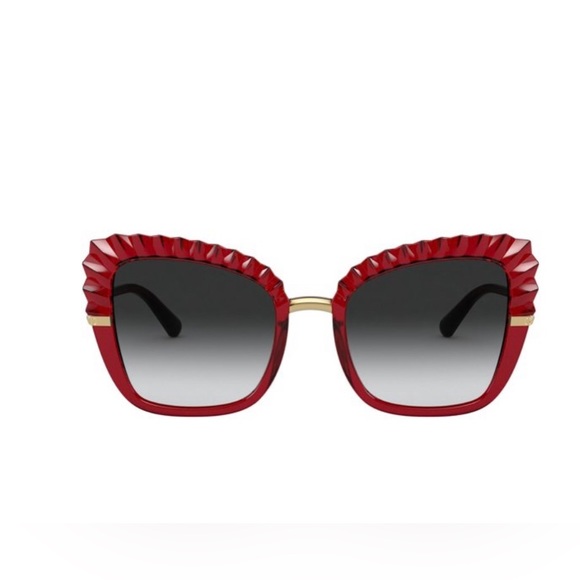 NWT DOLCE&GABBANA Butterfly Square Sunglasses - Picture 3 of 7